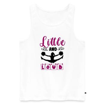 Cheerleading Cheerleader Gift - Men's Premium Organic Tank Top - white - Front - Michal (187cm)