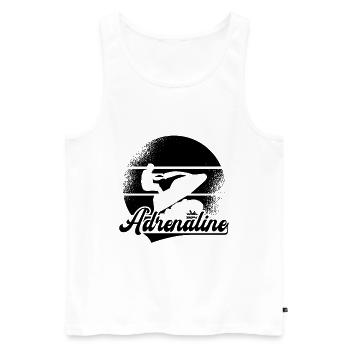 Jetski Wassersport Sommer Urlaub Meer Geschenkidee - Männer Premium Bio Tank Top - Weiß - Vorne - Michal (187cm)