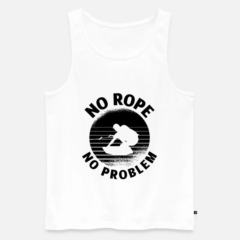 Wakeboard Wakeboarding Wakeboarder Geschenkidee - Männer Premium Bio Tank Top - Weiß