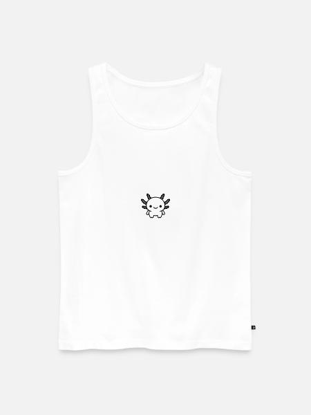 axolotl - Men's Premium Organic Tank Top - white