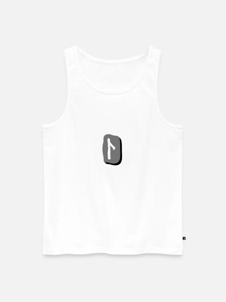 Rune Laguz - Men's Premium Organic Tank Top - white