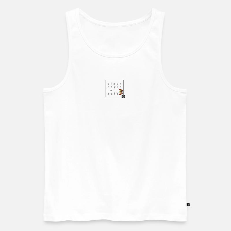 German Eagle - Männer Premium Bio Tank Top - Weiß