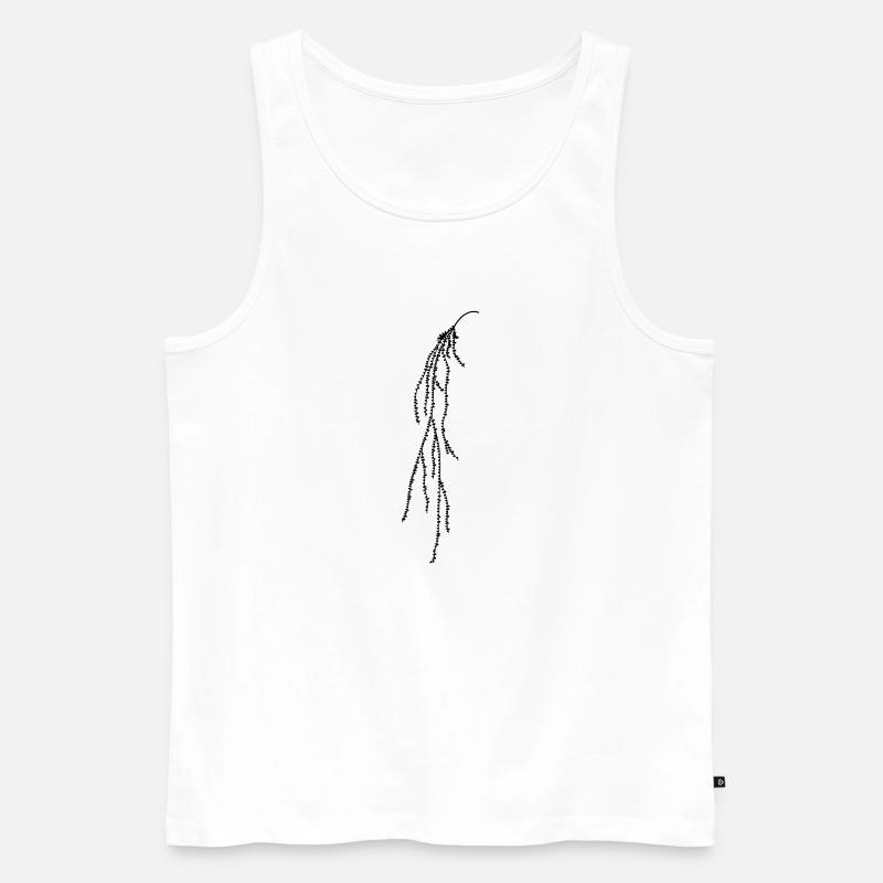 Hanging plant 2 - Männer Premium Bio Tank Top - Weiß
