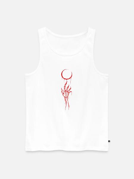 Roter Griff - Männer Premium Bio Tank Top - Weiß