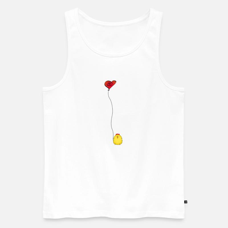 Hendl - Männer Premium Bio Tank Top - Weiß