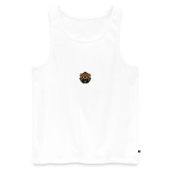 Wildtiere - Männer Premium Bio Tank Top - Weiß - Vorne - Michal (187cm)