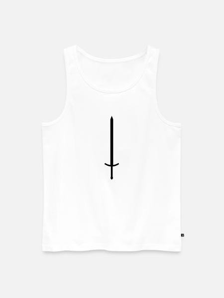 Schwert 3 - Männer Premium Bio Tank Top - Weiß