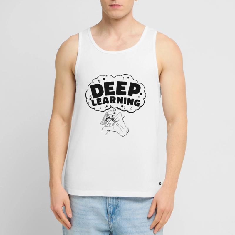 Deep Learning Computer Science Technology Robotics Men's Premium Organic Tank Top
