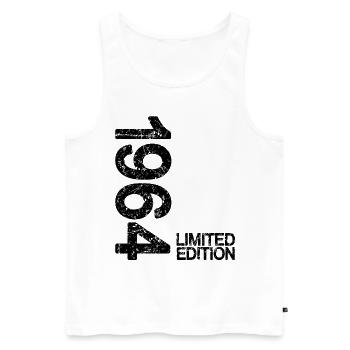 1964 Limited Edition black - Men's Premium Organic Tank Top - white - Front - AI Model Male 178 light (178cm)