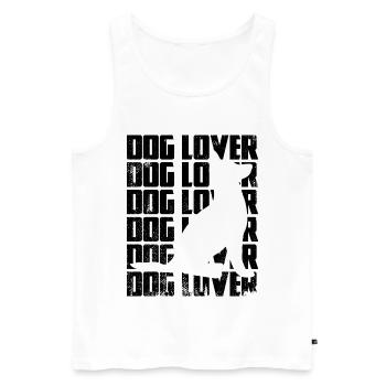 Snowboarders - Débardeur bio Premium Homme - blanc - Devant - AI Model Male 178 light (178cm)