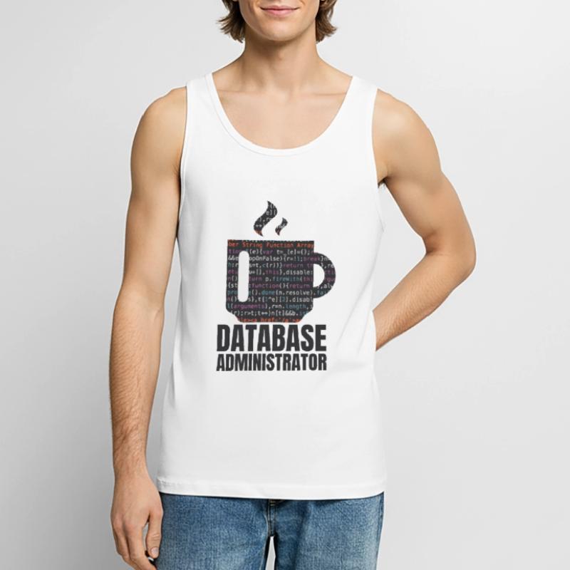 Datenbankdaten SQL Programmer Administration Männer Premium Bio Tank Top