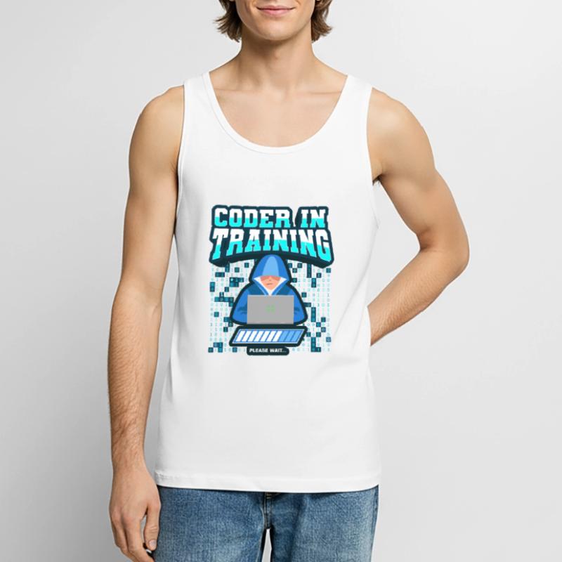 Programmer Coder Software Developer Men's Premium Organic Tank Top