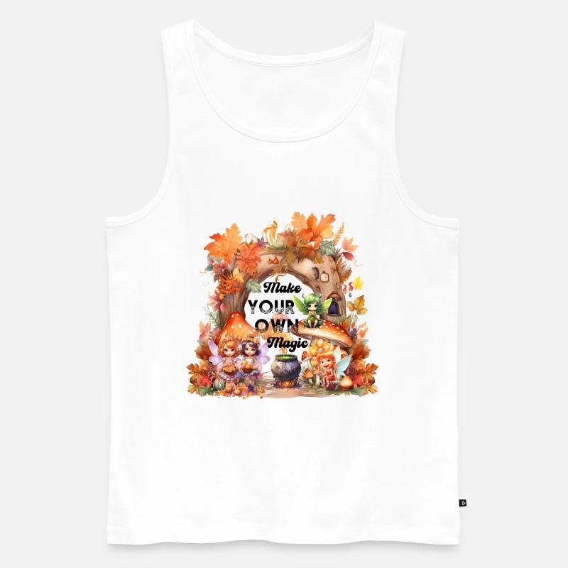 Make your own Magic - Männer Premium Bio Tank Top - Weiß