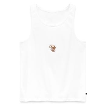 Wildtiere - Männer Premium Bio Tank Top - Weiß - Vorne - Michal (187cm)