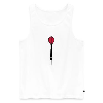 Dart - Débardeur bio Premium Homme - blanc - Devant - Michal (187cm)
