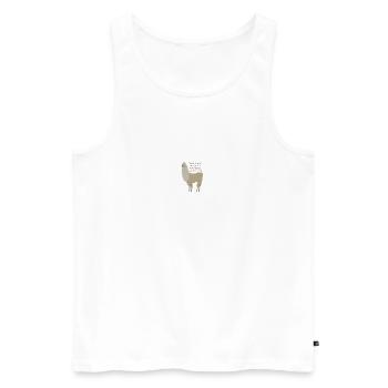 Wildtiere - Männer Premium Bio Tank Top - Weiß - Vorne - Michal (187cm)