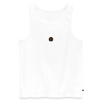 Tag der Toten | Día de Muertos | Mexiko - Männer Premium Bio Tank Top - Weiß - Vorne - Michal (187cm)