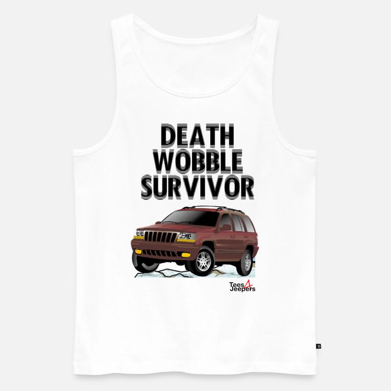 Tod wackelt WJ - Männer Premium Bio Tank Top - Weiß