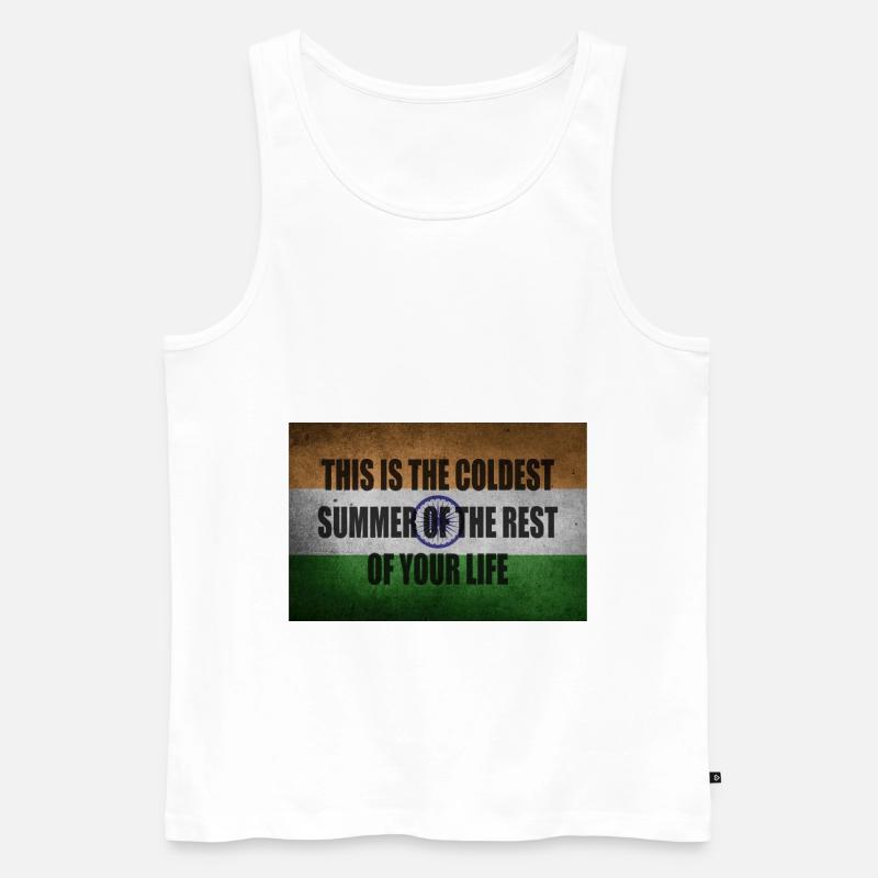 Klimawandel Sprüche Geschenkidee - Männer Premium Bio Tank Top - Weiß