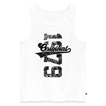47TH BIRTHDAY ORIGINAL 1979 - Men's Premium Organic Tank Top - white - Front - Michal (187cm)