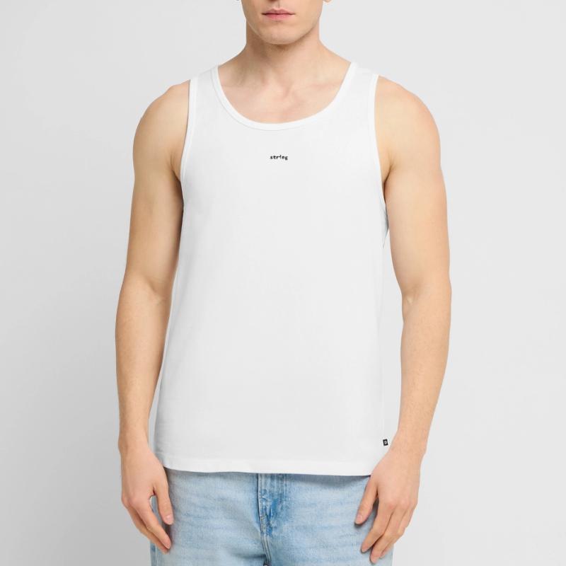 Code en Strings Noir Débardeur bio Premium Homme
