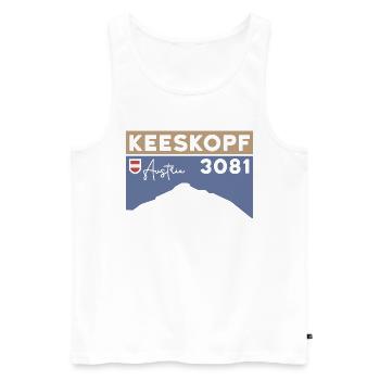 Keekopf, Petzeck, Hochschober, Schobergruppe, tour de montagne - Débardeur bio Premium Homme - blanc - Devant - Michal (187cm)