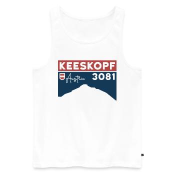 Keekopf, Petzeck, Hochschober, Schobergruppe, tour de montagne - Débardeur bio Premium Homme - blanc - Devant - Michal (187cm)