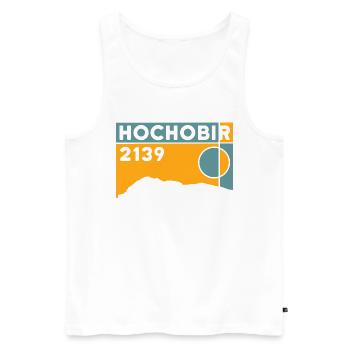 Hochobir Karawanken Wandern Wanderung Souvenir - Männer Premium Bio Tank Top - Weiß - Vorne - AI Model Male 178 light (178cm)