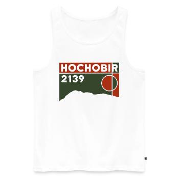Hochobir Karawanken Wandern Wanderung Souvenir - Männer Premium Bio Tank Top - Weiß - Vorne - AI Model Male 178 light (178cm)