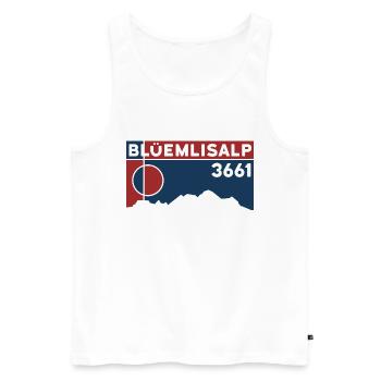 Blüemlisalphorn Blüemlisalp Ski Tour Mountain Tour Tour - Men's Premium Organic Tank Top - white - Front - Michal (187cm)