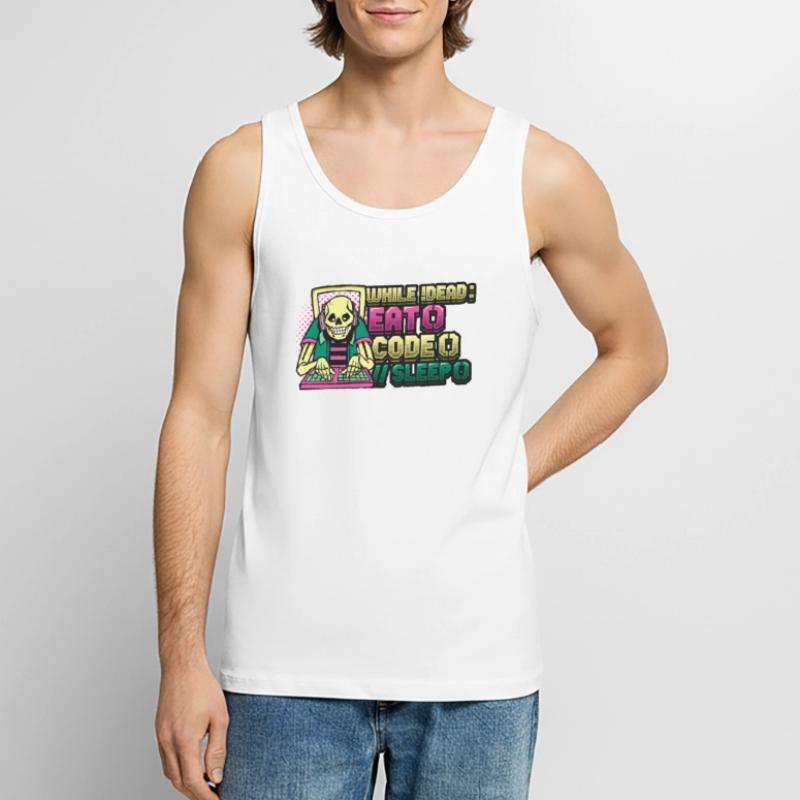 Programmierer,Computerprogrammierer,Witz Männer Premium Bio Tank Top