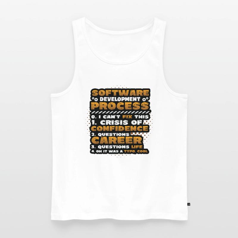 Software Development Process, Programming Men's Premium Organic Tank Top
