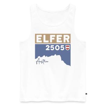 Elfer Berg Randonnée Elferspitze Randonnée Tour de montagne - Débardeur bio Premium Homme - blanc - Devant - Michal (187cm)