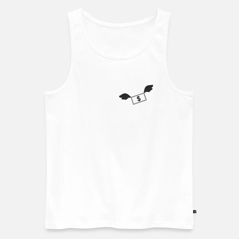 Die Box wird dir Flügel hinzufügen! - Männer Premium Bio Tank Top - Weiß
