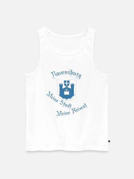 Ravensburg Rutenfest - Männer Premium Bio Tank Top - Weiß