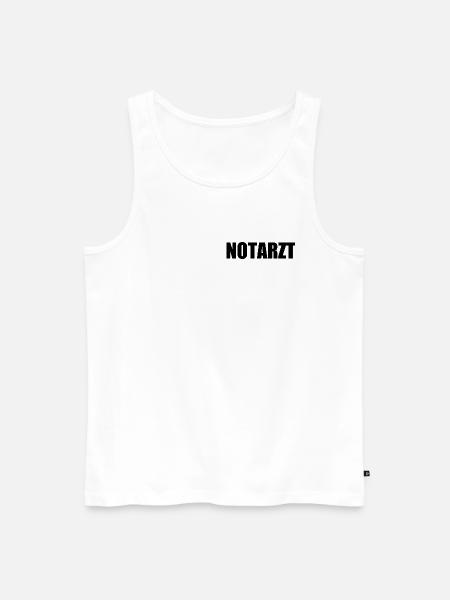 Notarzt - Männer Premium Bio Tank Top - Weiß