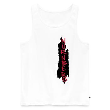Nuremberger - Men's Premium Organic Tank Top - white - Front - AI Model Male 178 light (178cm)
