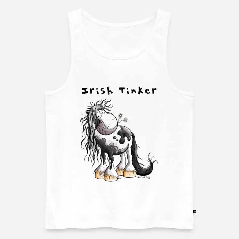 Süßer Irish Tinker - Männer Premium Bio Tank Top - Weiß