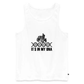 Quad Quad Riders Quad Ride ATV - Men's Premium Organic Tank Top - white - Front - AI Model Male 178 light (178cm)