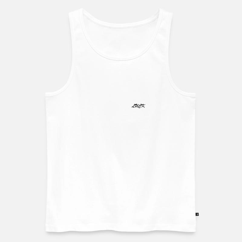 Luck T-Shirt/Pullover etc. - Männer Premium Bio Tank Top - Weiß