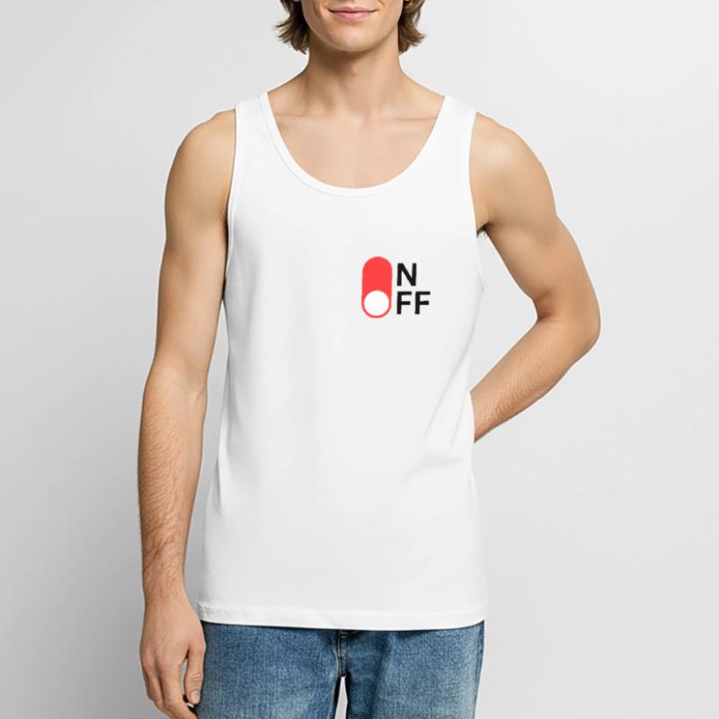 ON / OFF Modus Männer Premium Bio Tank Top