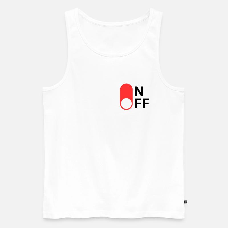 Mode ON/OFF - Débardeur bio Premium Homme - blanc