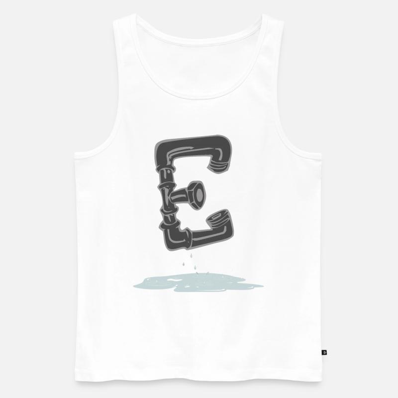 rohr e - Männer Premium Bio Tank Top - Weiß