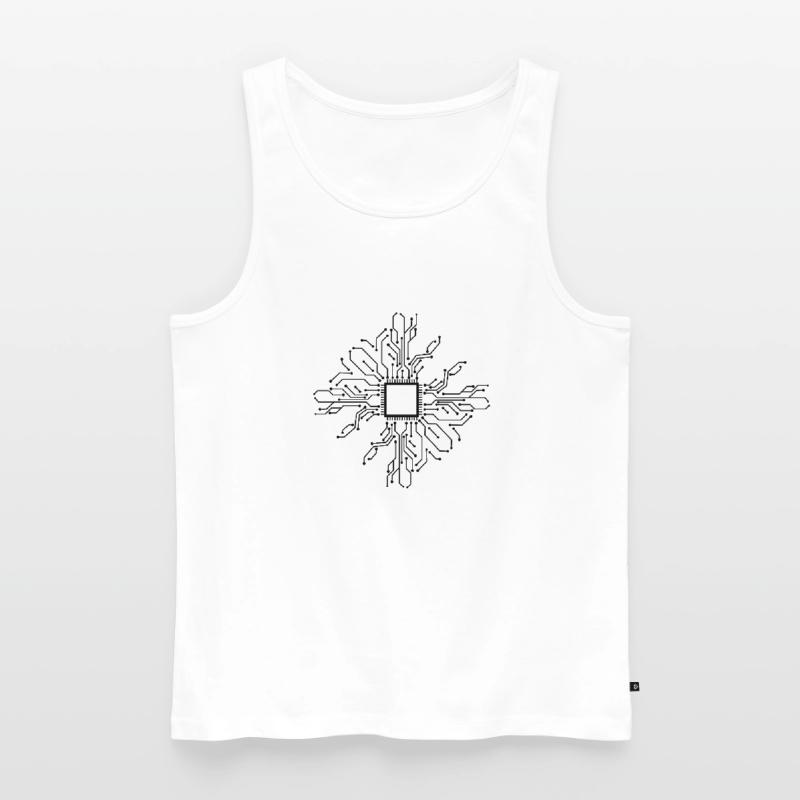 Electronics Technician PCB CPU Men's Premium Organic Tank Top