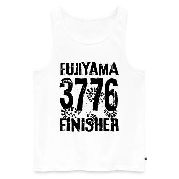 Mount Fuji Fujiyama Vulkan Berg Japan Bergsteigen - Männer Premium Bio Tank Top - Weiß - Vorne - AI Model Male 178 light (178cm)