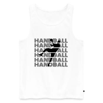 Handball game Handball player Handball player Handball - Men's Premium Organic Tank Top - white - Front - AI Model Male 178 light (178cm)