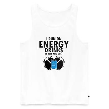 House demolition design and house renovation - Men's Premium Organic Tank Top - white - Front - Michal (187cm)