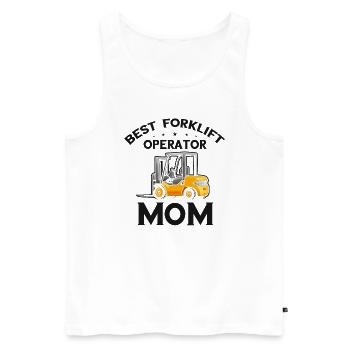 Gabelstaplerfahrer und Lagerhaus Gabestaplerfahrer - Männer Premium Bio Tank Top - Weiß - Vorne - AI Model Male 178 light (178cm)