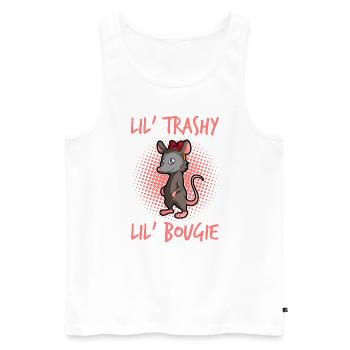 Opossum Design für Possum Fans und Opossum Fans - Männer Premium Bio Tank Top - Weiß - Vorne - Michal (187cm)
