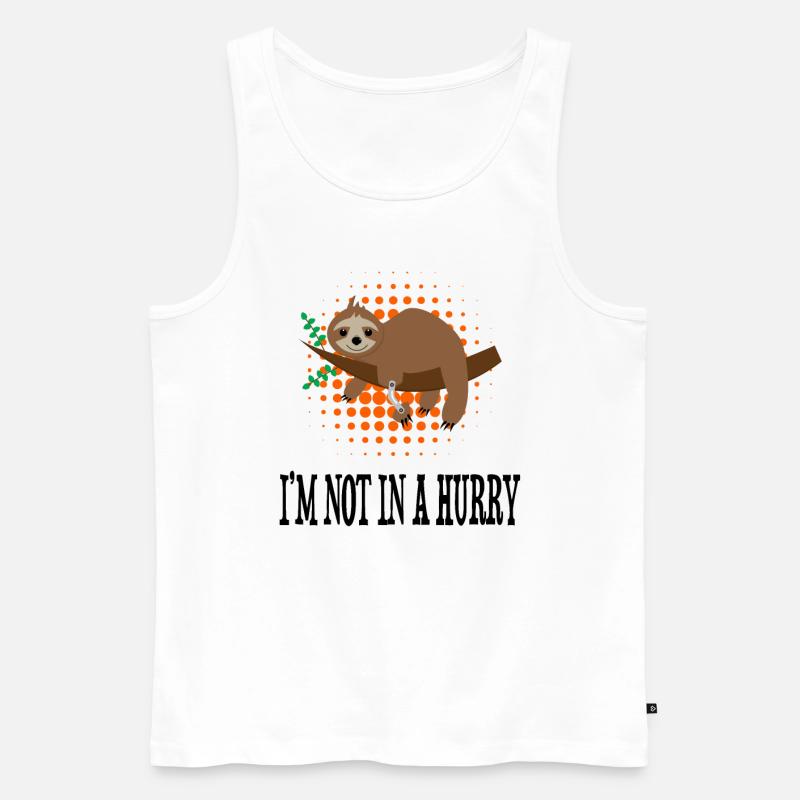 Beinprothesendesign und Beinprothesen - Männer Premium Bio Tank Top - Weiß